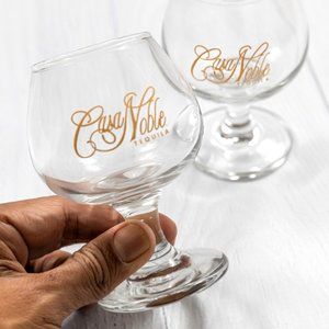 Casa Noble Tequila Shot Glasses | 1 Pair Great for home bar!
